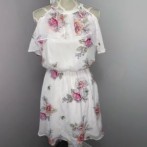 Maurices Floral Cold Shoulder Dress